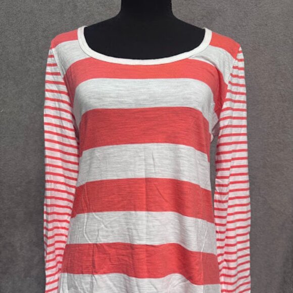 L.L. Bean Signature Striped Long Sleeve Tee - Picture 1 of 2
